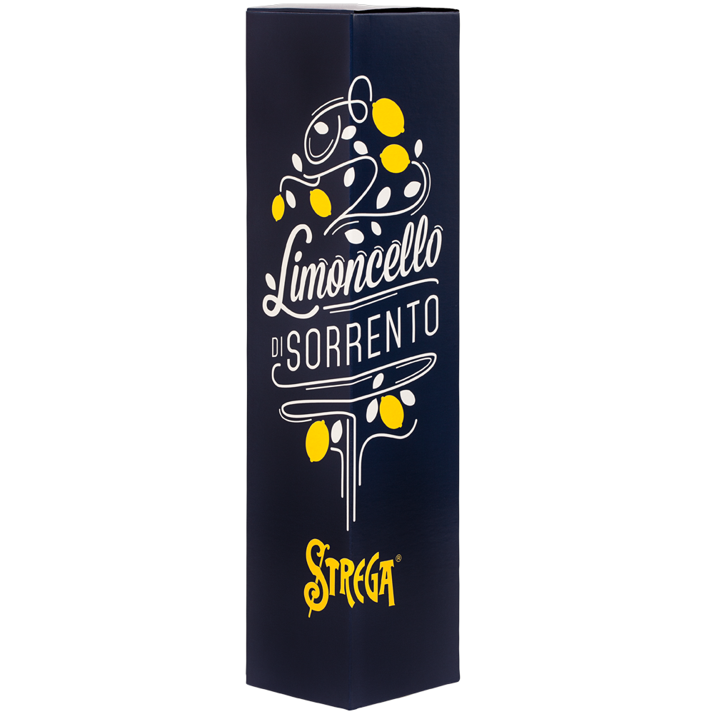 Limoncello di Sorrento 500 ml 30% Vol. in Astuccio - Distilleria Strega |  Strega Alberti Store