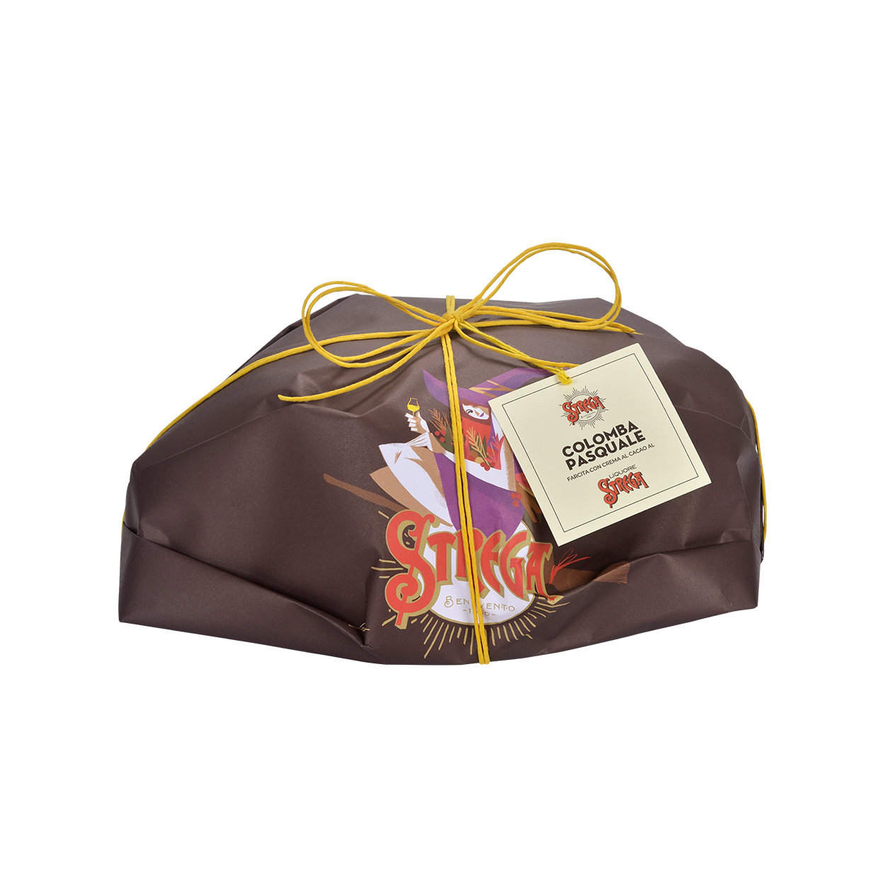 Colomba alla Crema di Cioccolato al Liquore Strega 1Kg 