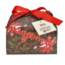 Panettone farcito con crema al cioccolato al Liquore Strega 1Kg 