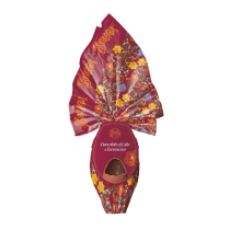 Uovo di cioccolato al latte con granella di  torrone alla mandorla 300g