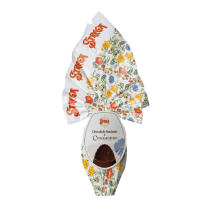 Uovo di cioccolato fondente con granella di croccante 300g